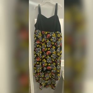 Sugar skull plus size dress